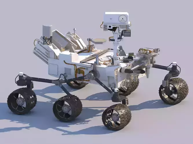 Curiosity Mars Rover 3D model