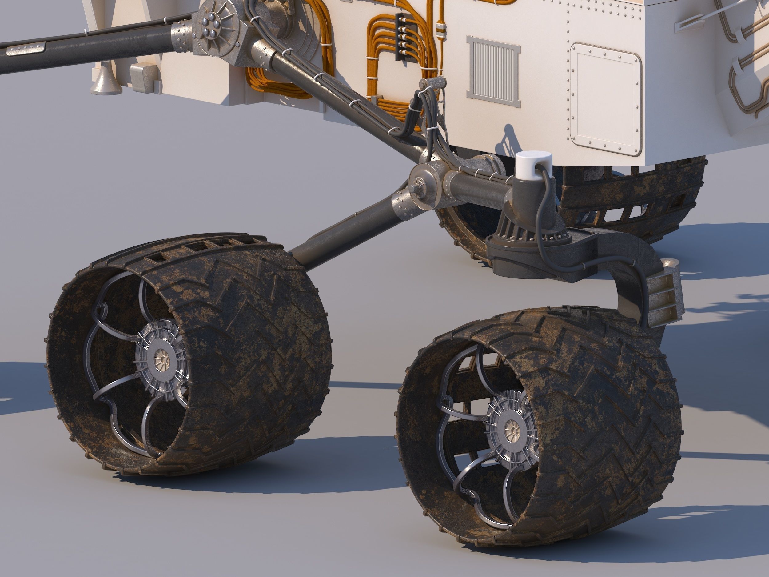Curiosity Mars Rover 3D model_3