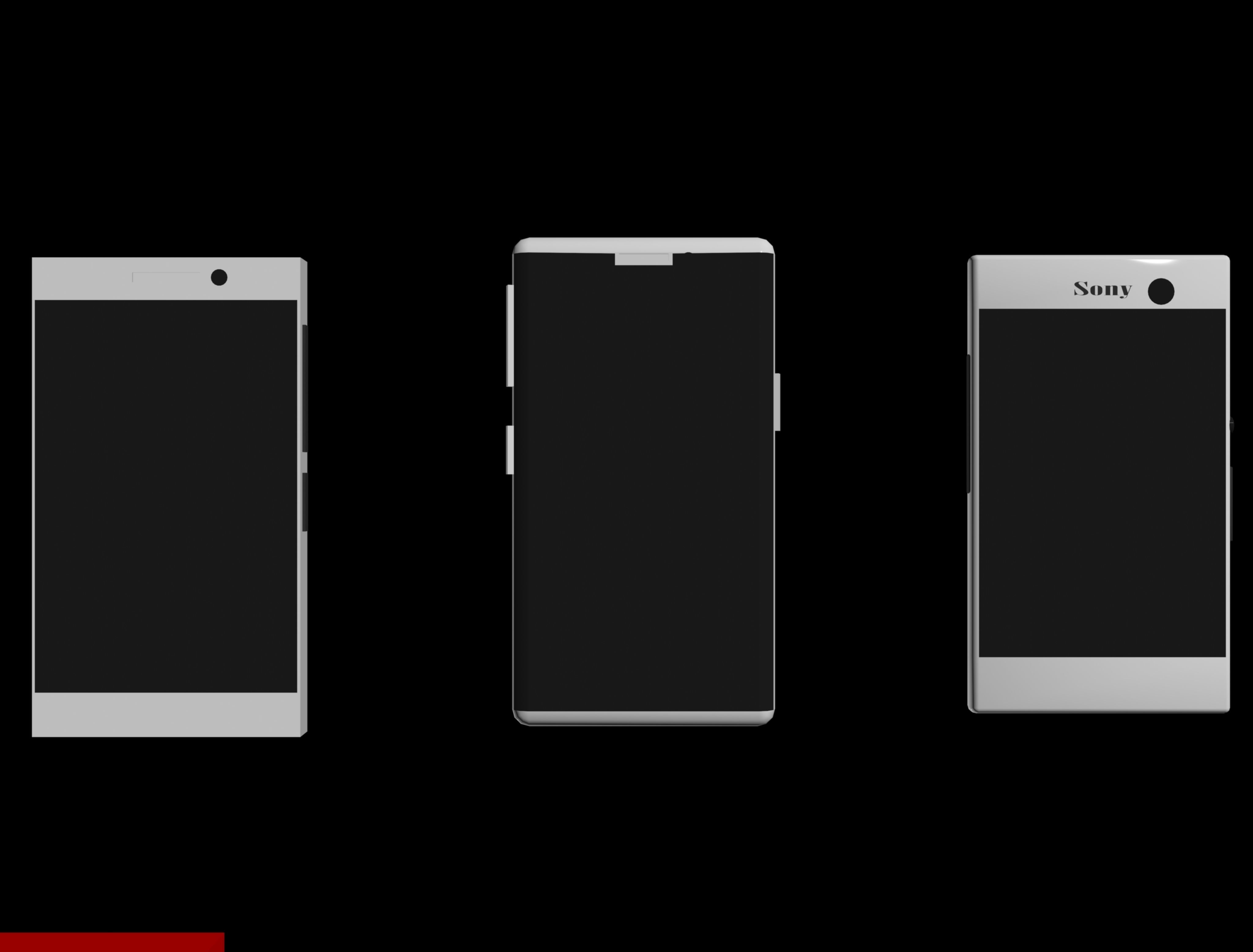 Low Poly Gadgets laptop with android Free low-poly 3D model_4