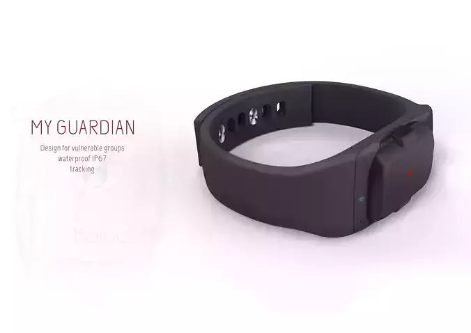 Original older smartband 3D Model design