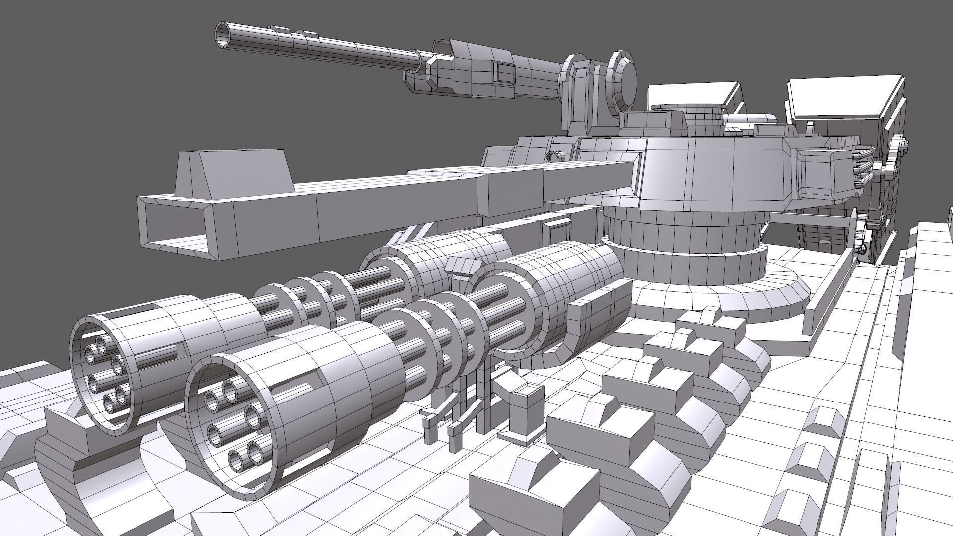 Sci-Fi Tank 3D model_16