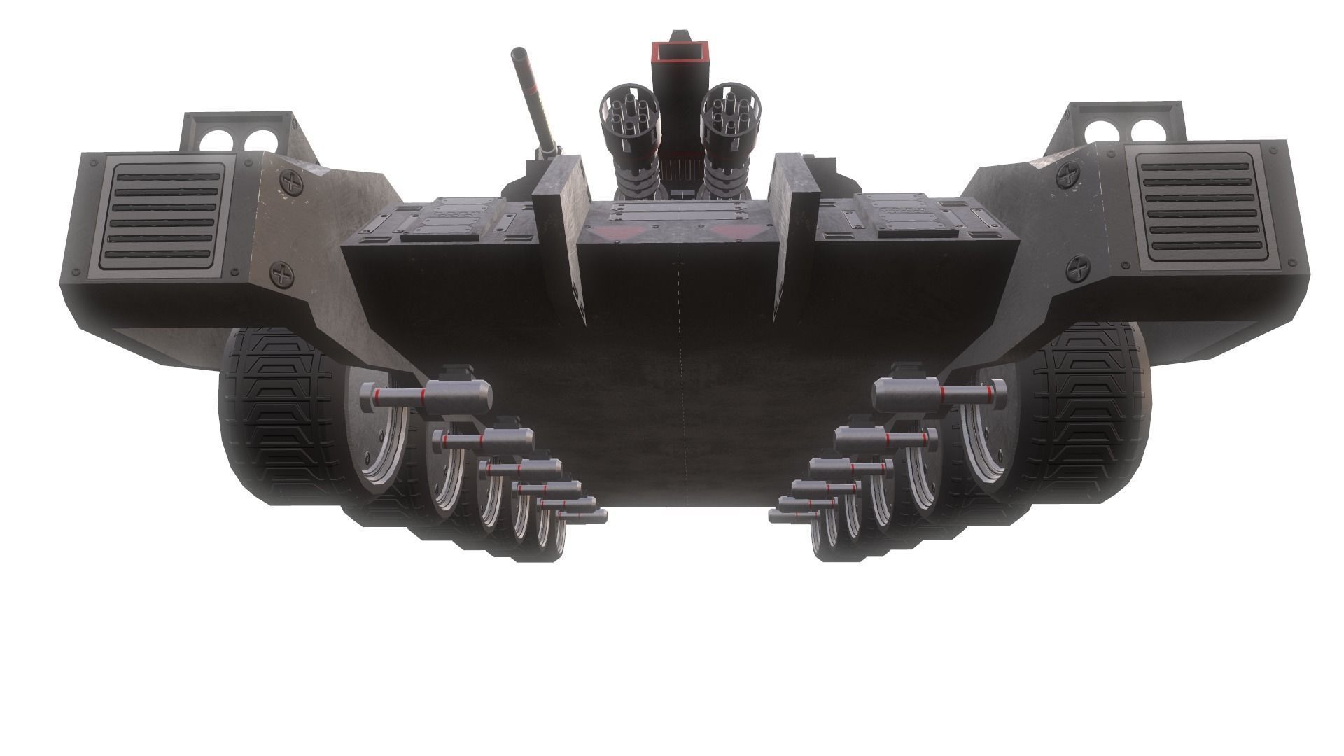 Sci-Fi Tank 3D model_8