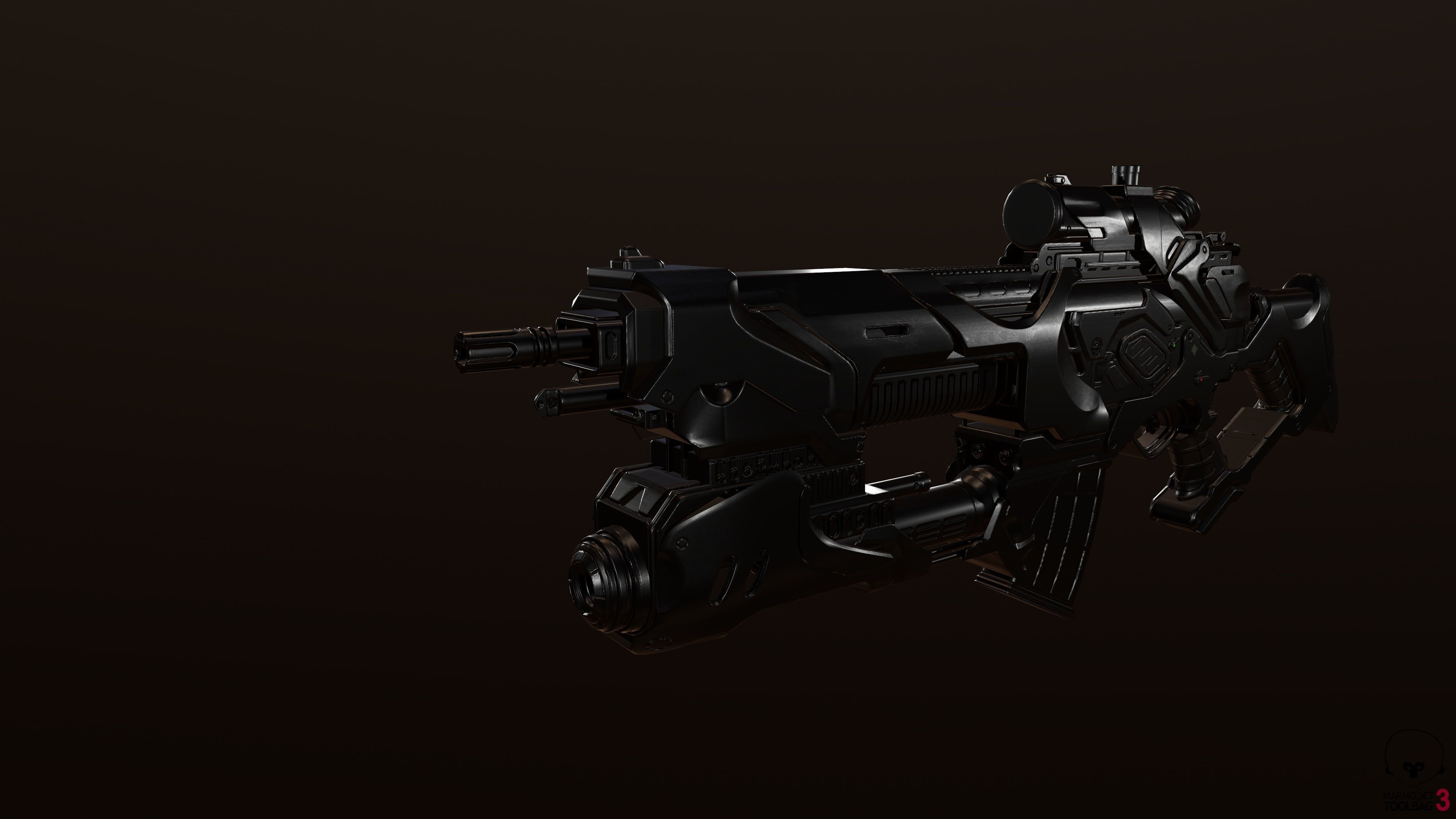 Zerstorer star wars ship in space Low-poly 3D model_18