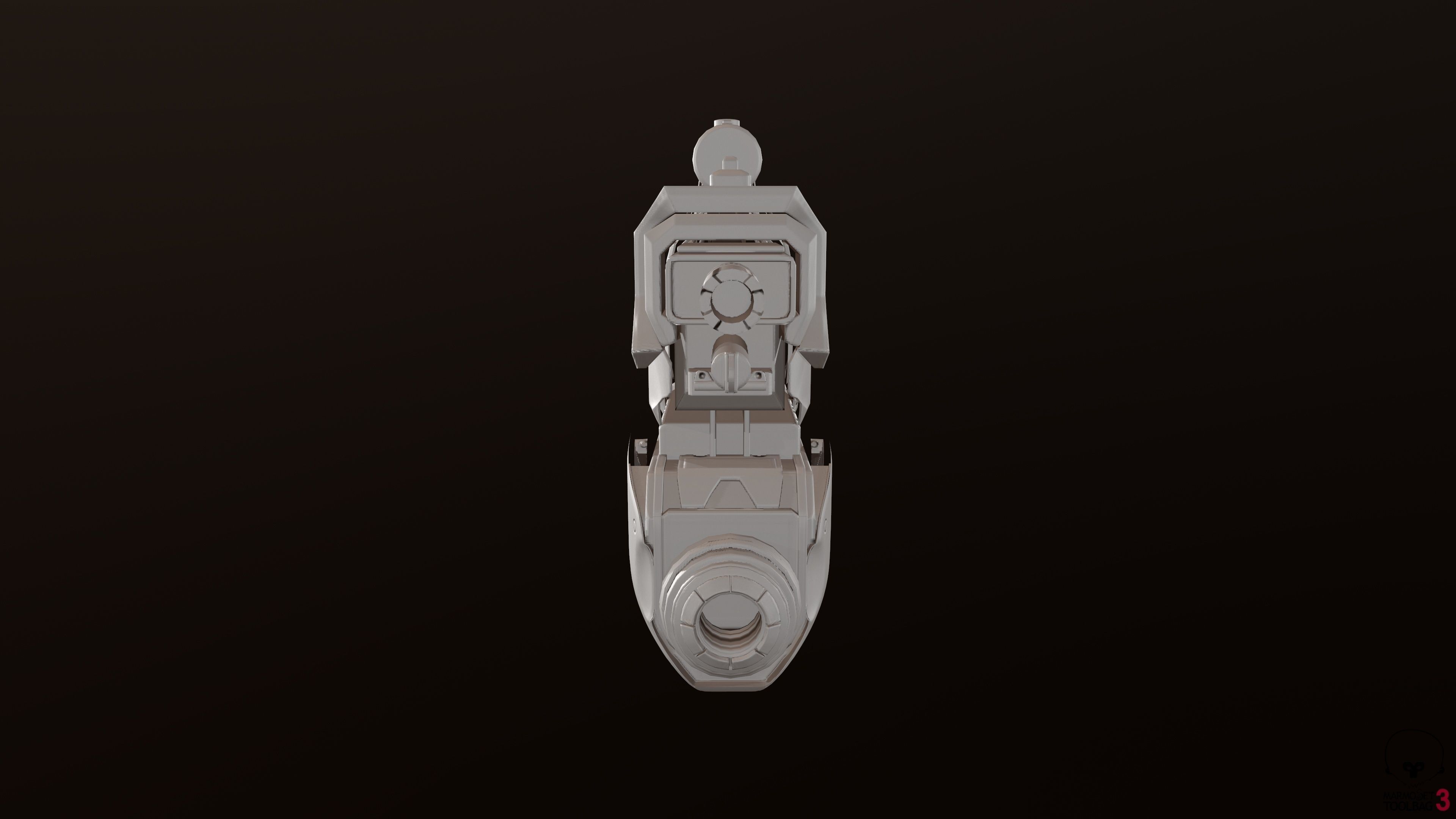 Zerstorer star wars ship in space Low-poly 3D model_5