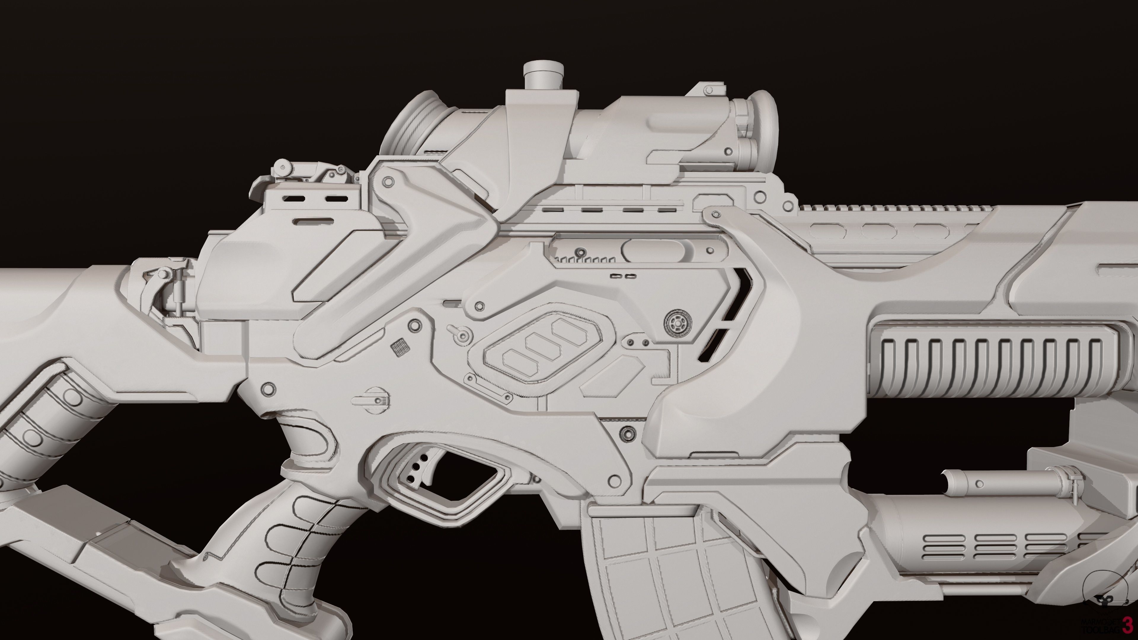 Zerstorer star wars ship in space Low-poly 3D model_8