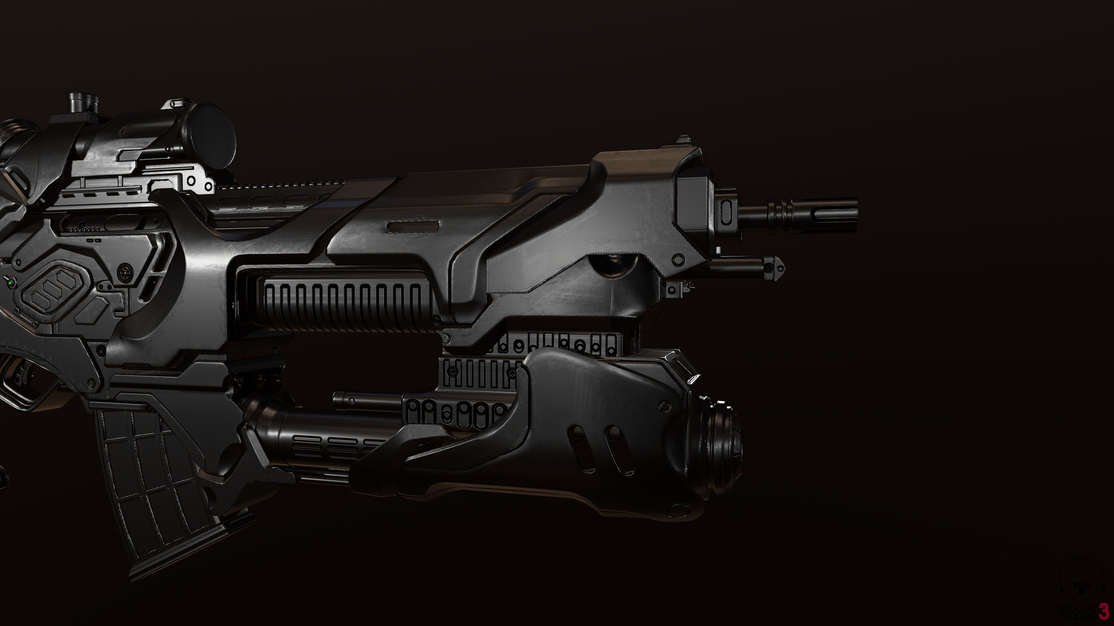 Zerstorer star wars ship in space Low-poly 3D model_20