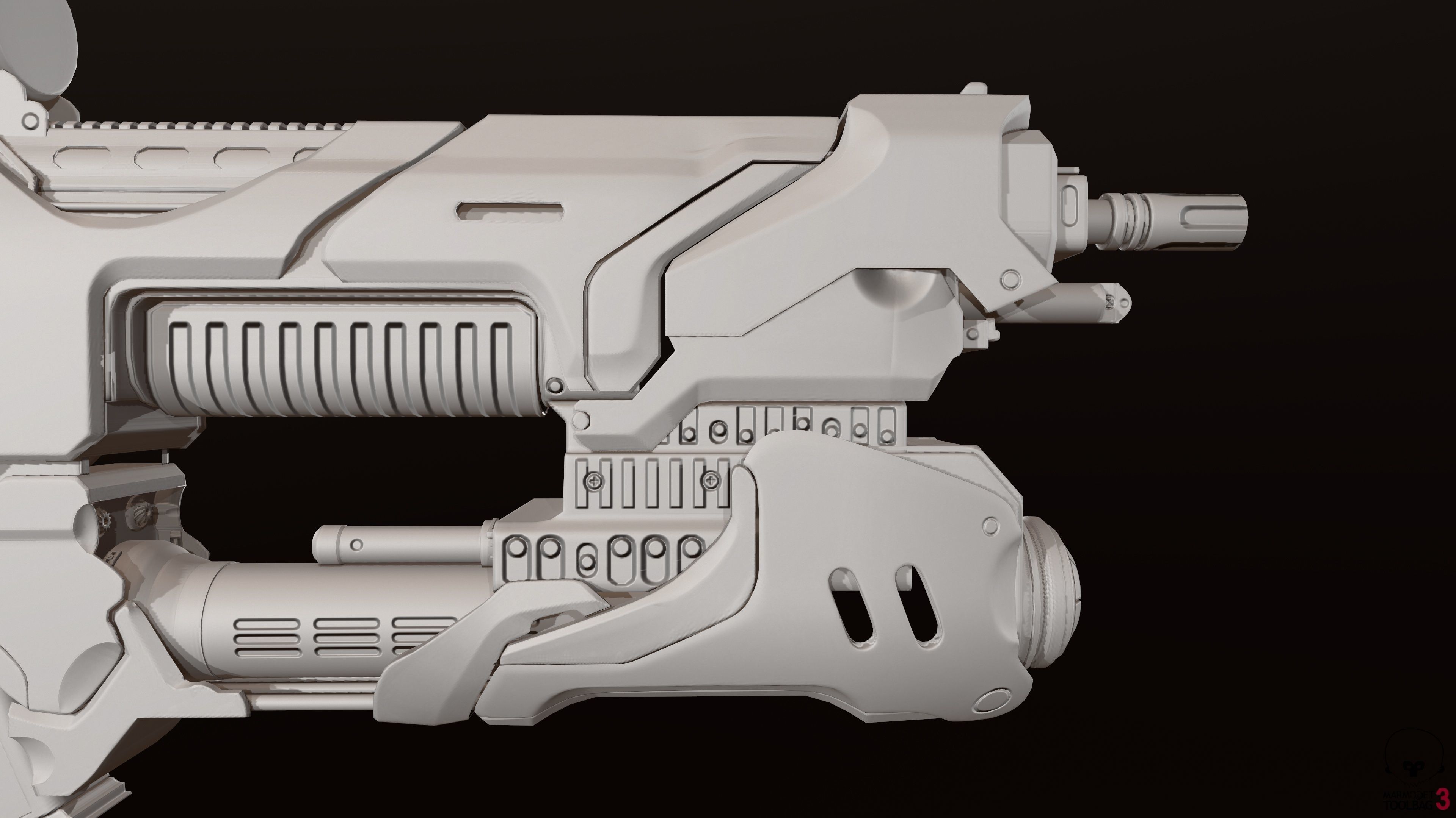 Zerstorer star wars ship in space Low-poly 3D model_7