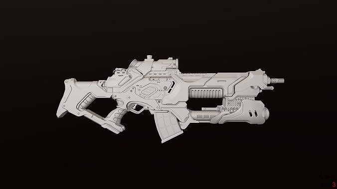 Zerstorer star wars ship in space Low-poly 3D model