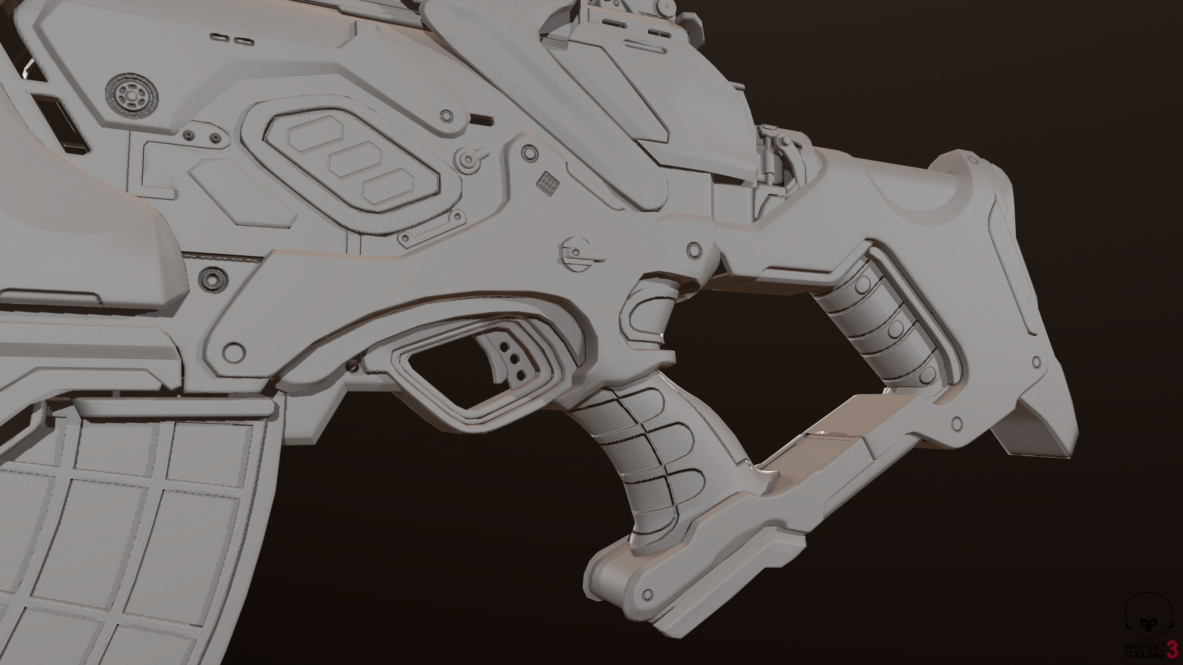 Zerstorer star wars ship in space Low-poly 3D model_3