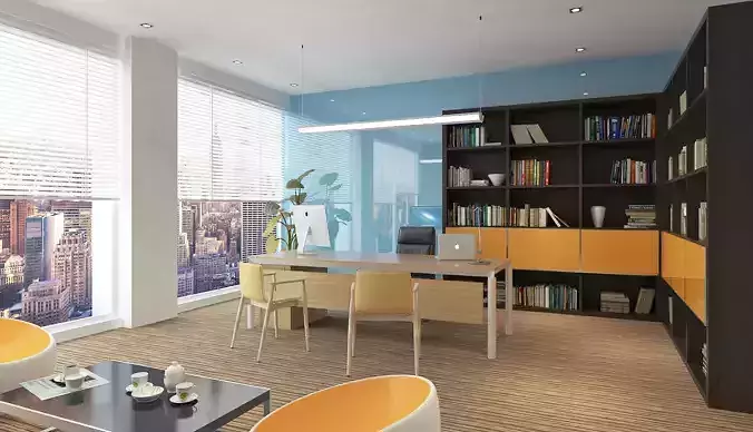 Modern Office Design 3D model