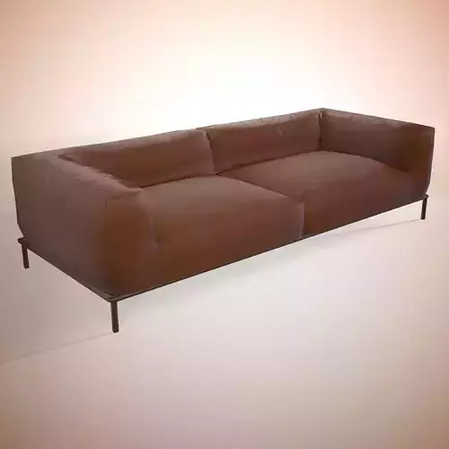 Modern leather sofa