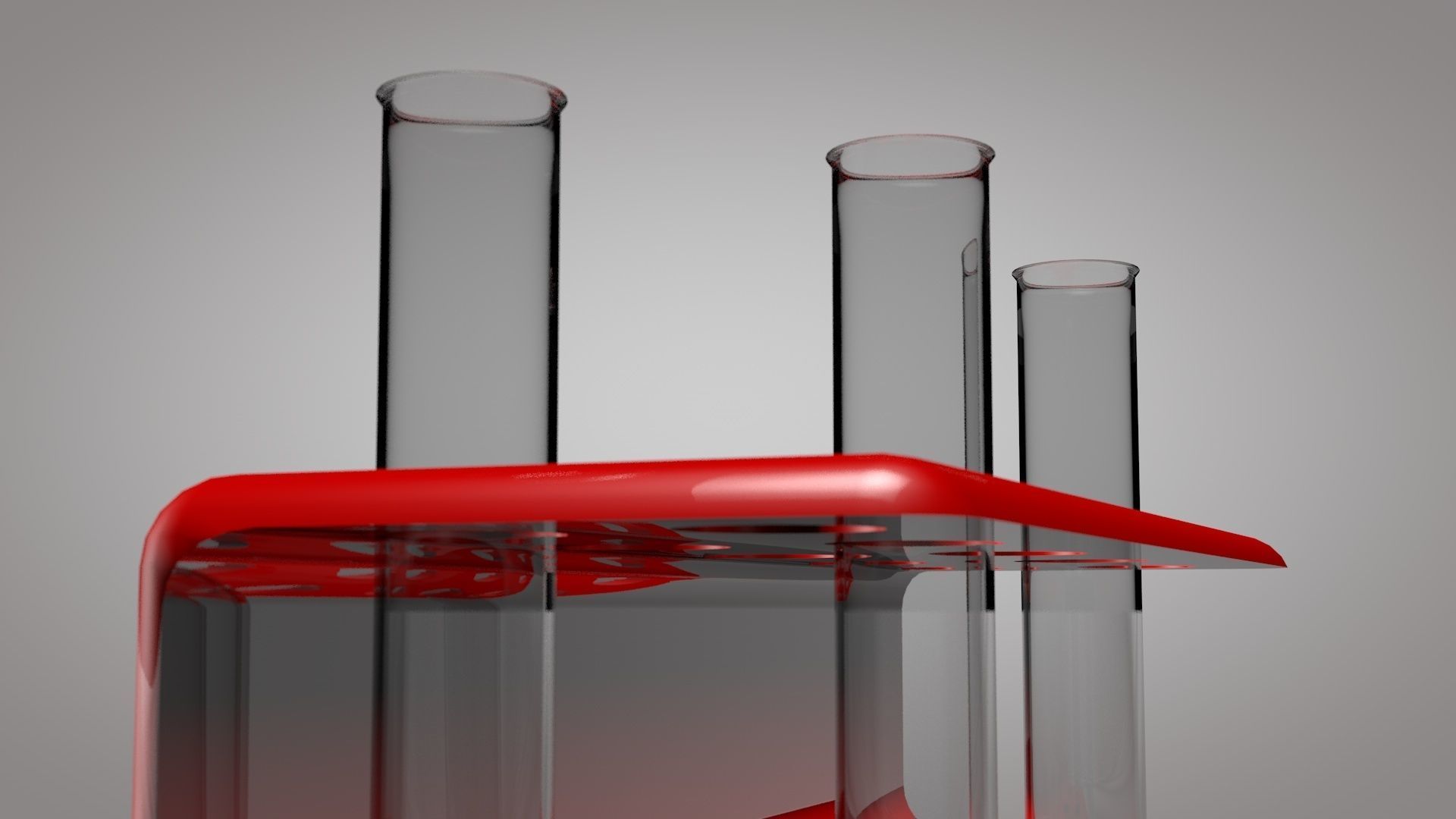 Test Tube And Stand 3D Model Low-poly 3D model_5