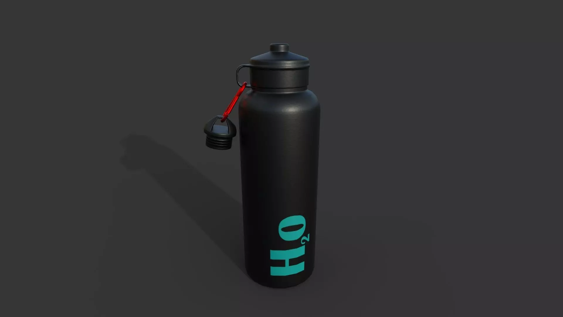sports bottle Low-poly 3D model