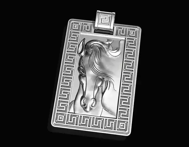 Mare pendant 3D print model
