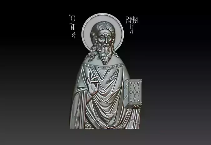 Saint Rafael 3d model