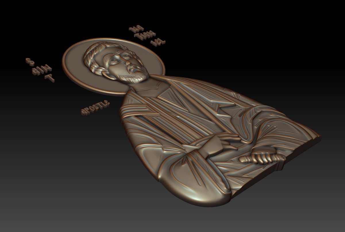 Apostle Bartholomew 3d model 3D model_2