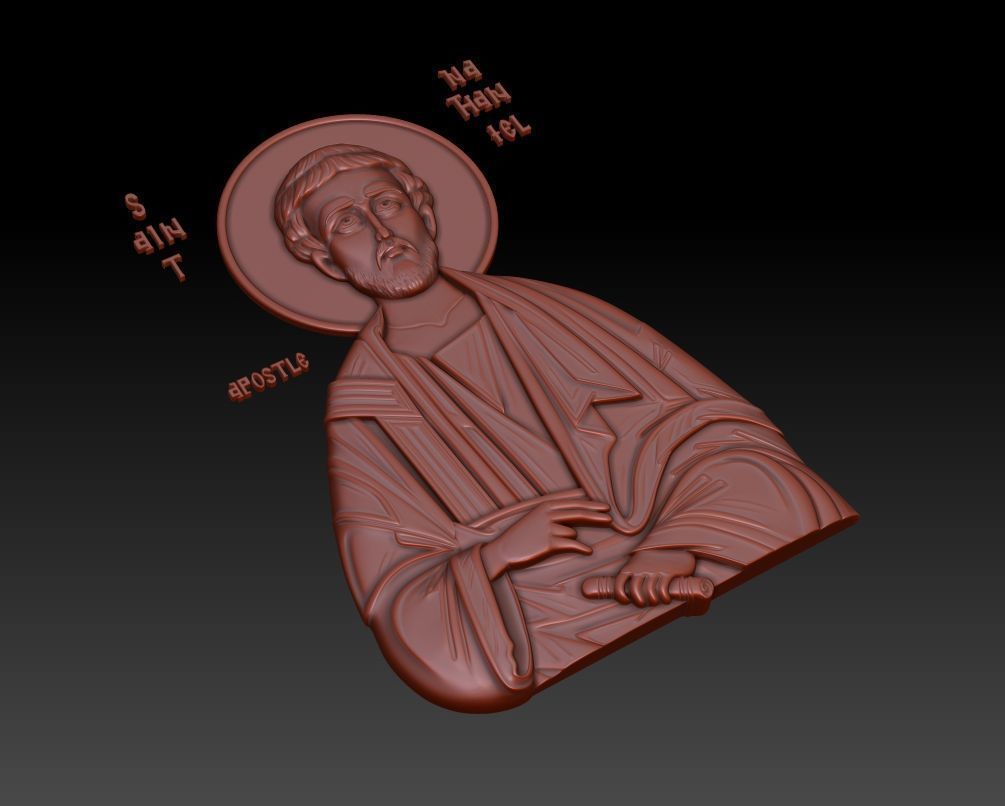 Apostle Bartholomew 3d model 3D model_16