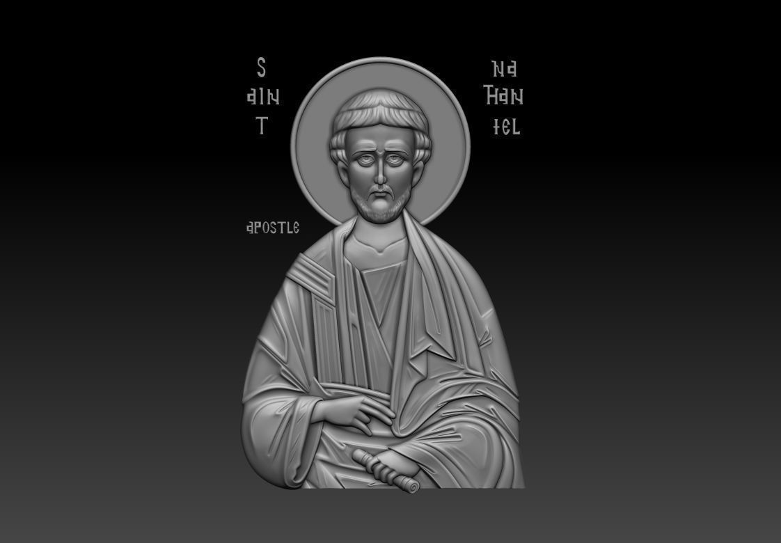Apostle Bartholomew 3d model 3D model_12