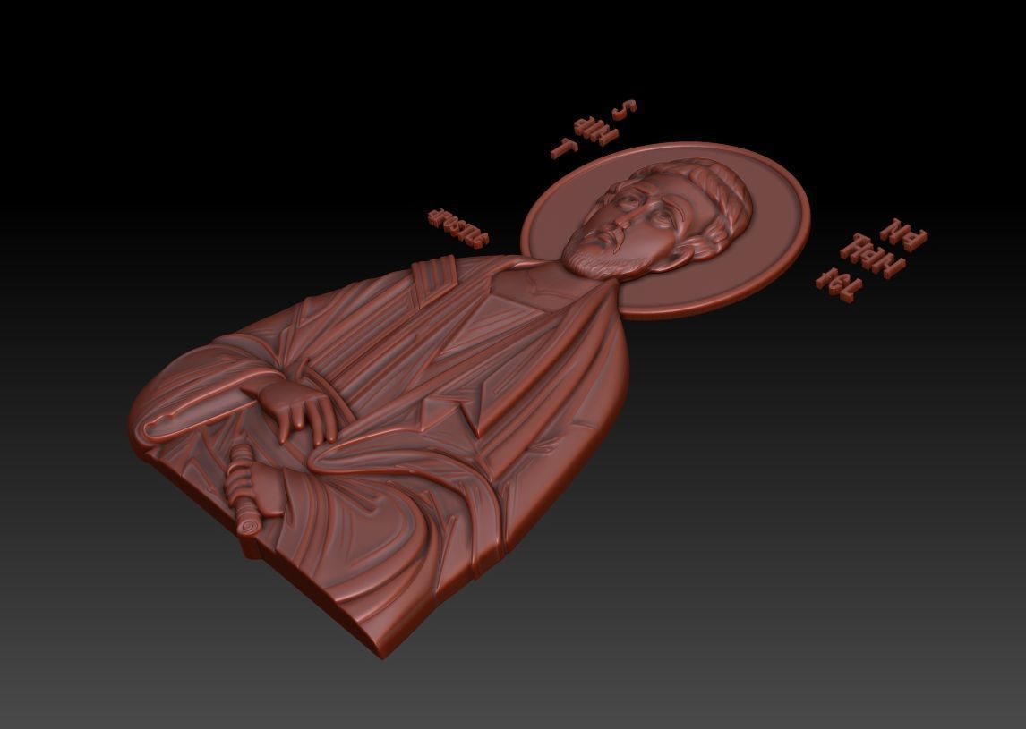 Apostle Bartholomew 3d model 3D model_17