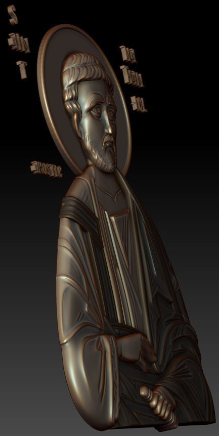 Apostle Bartholomew 3d model 3D model_1