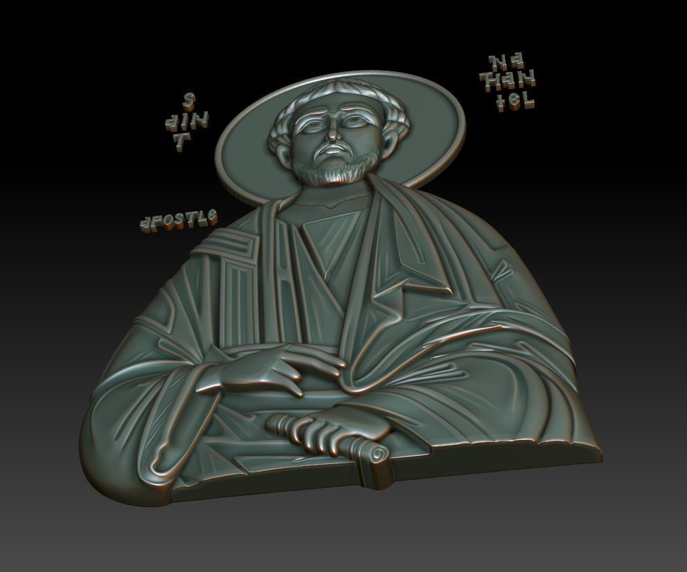 Apostle Bartholomew 3d model 3D model_10