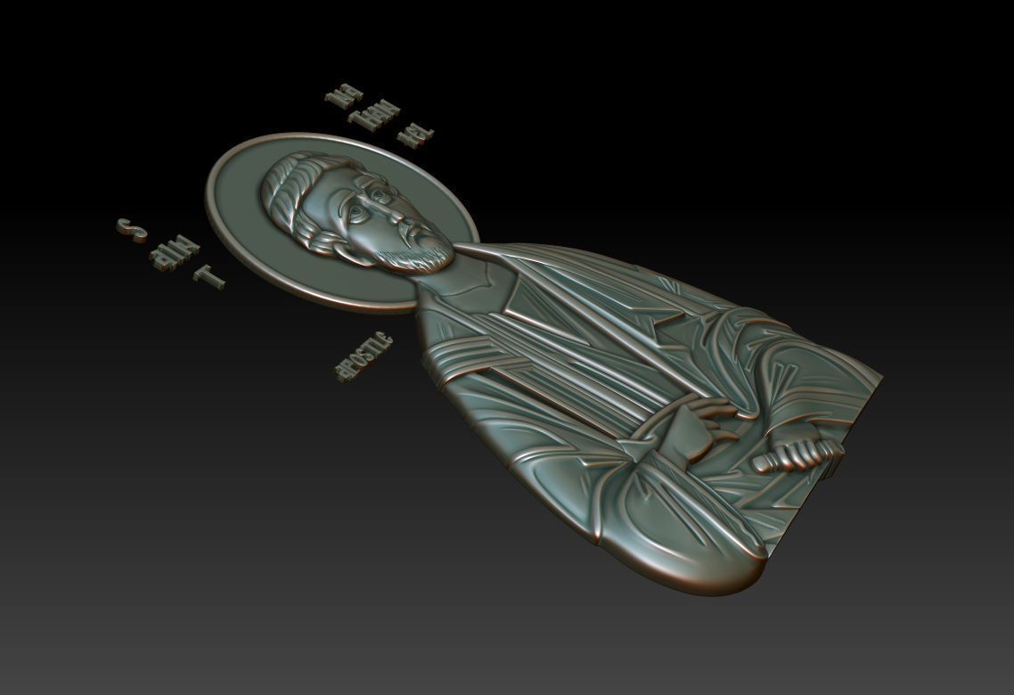 Apostle Bartholomew 3d model 3D model_9