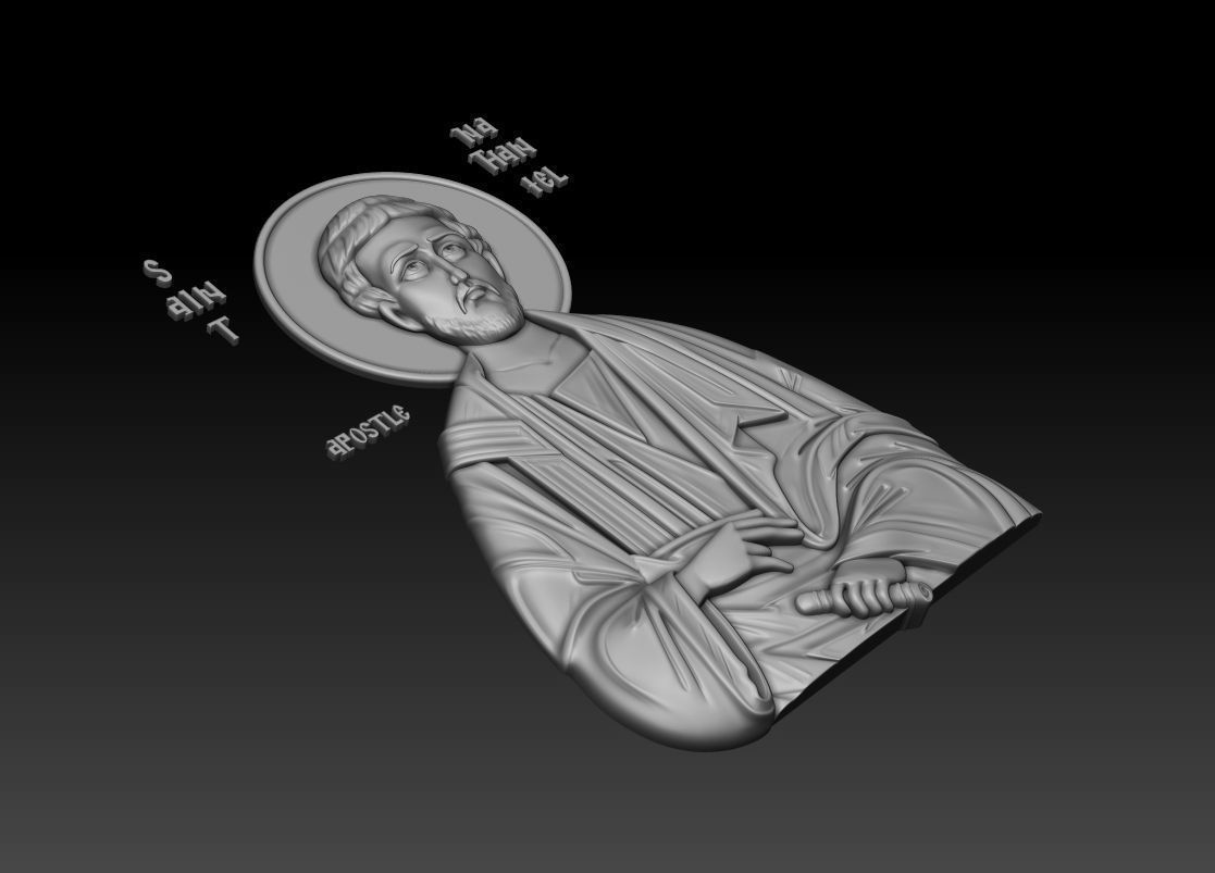 Apostle Bartholomew 3d model 3D model_13