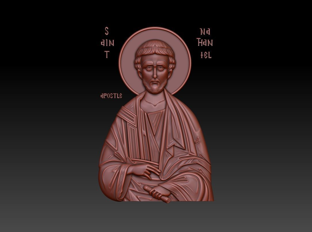 Apostle Bartholomew 3d model 3D model_15