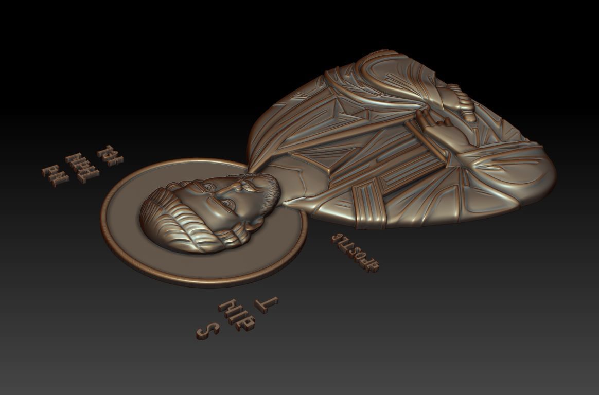 Apostle Bartholomew 3d model 3D model_7