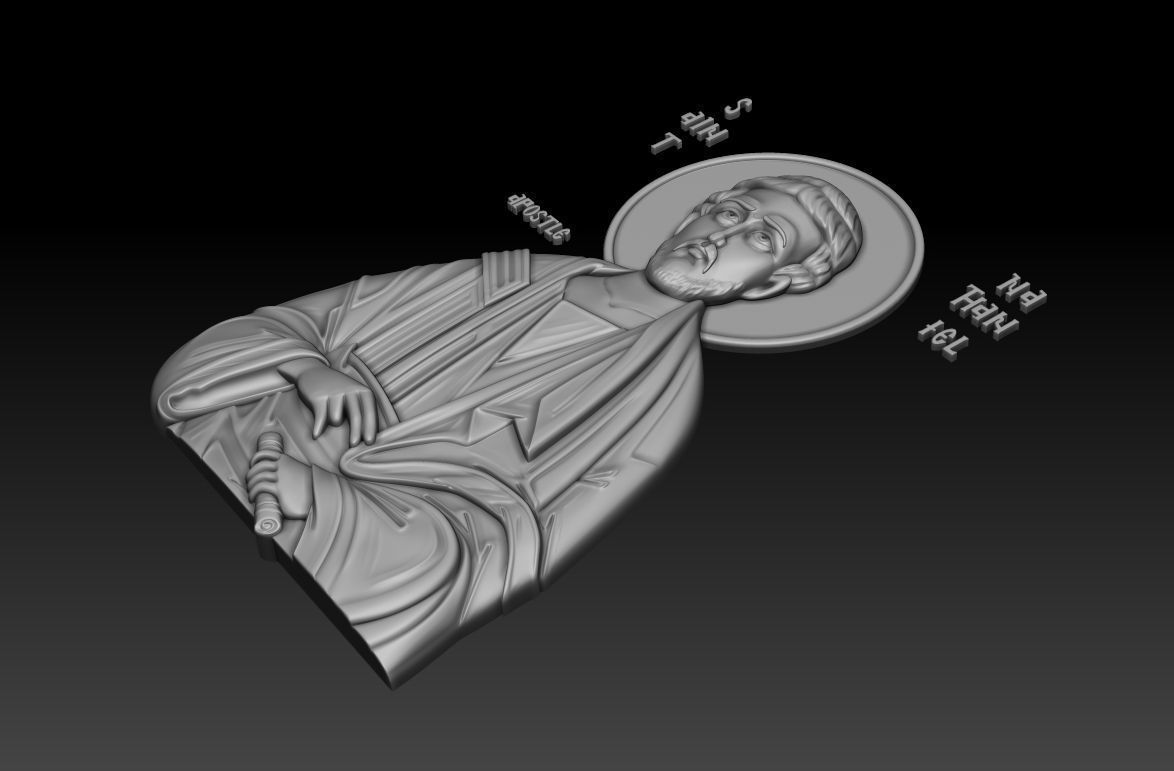 Apostle Bartholomew 3d model 3D model_14