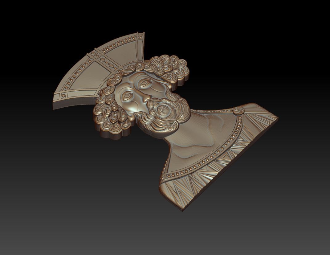 Holy Prophet King David 3d model for CNC 3D model_12