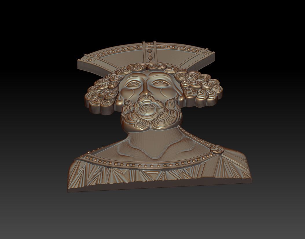 Holy Prophet King David 3d model for CNC 3D model_7