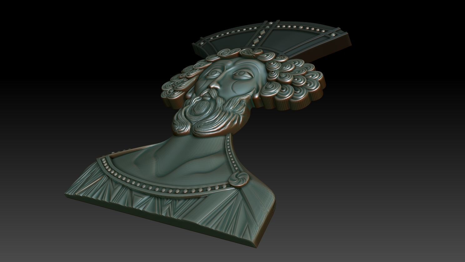 Holy Prophet King David 3d model for CNC 3D model_1