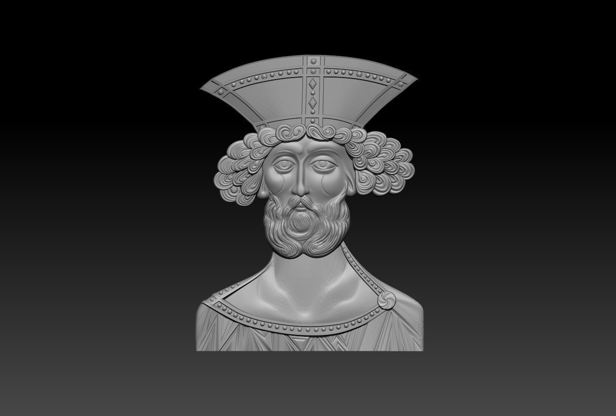 Holy Prophet King David 3d model for CNC 3D model_9