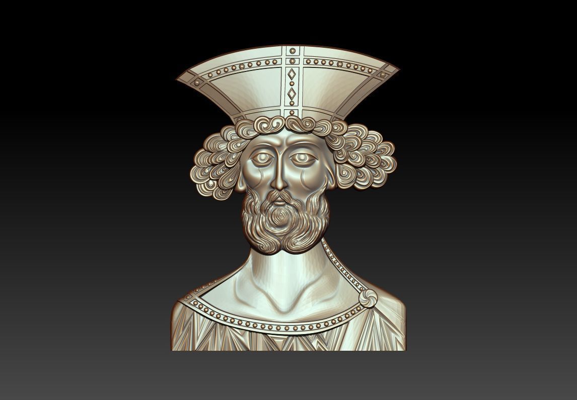 Holy Prophet King David 3d model for CNC 3D model_13