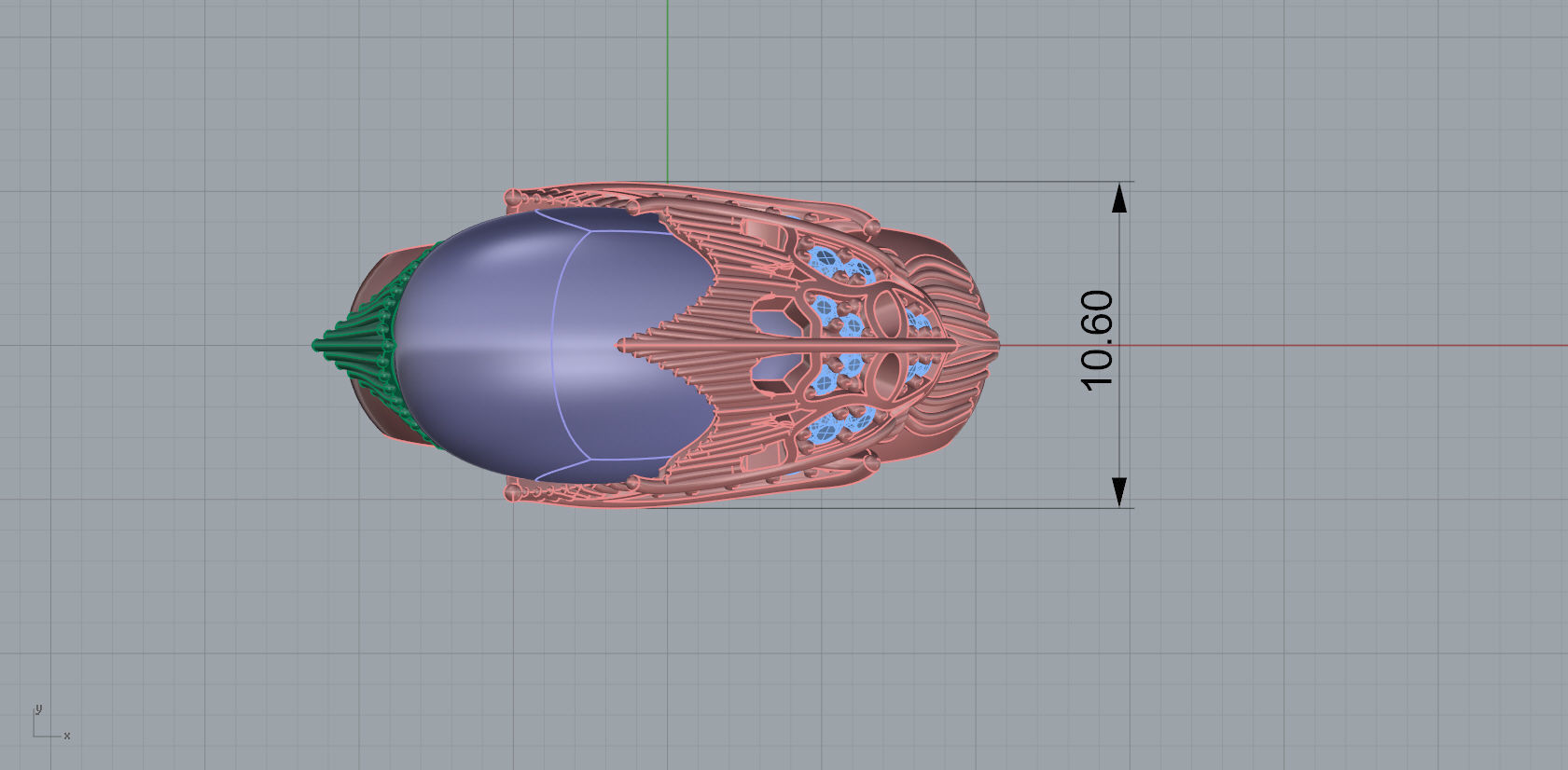 Woman head  3D print model_9