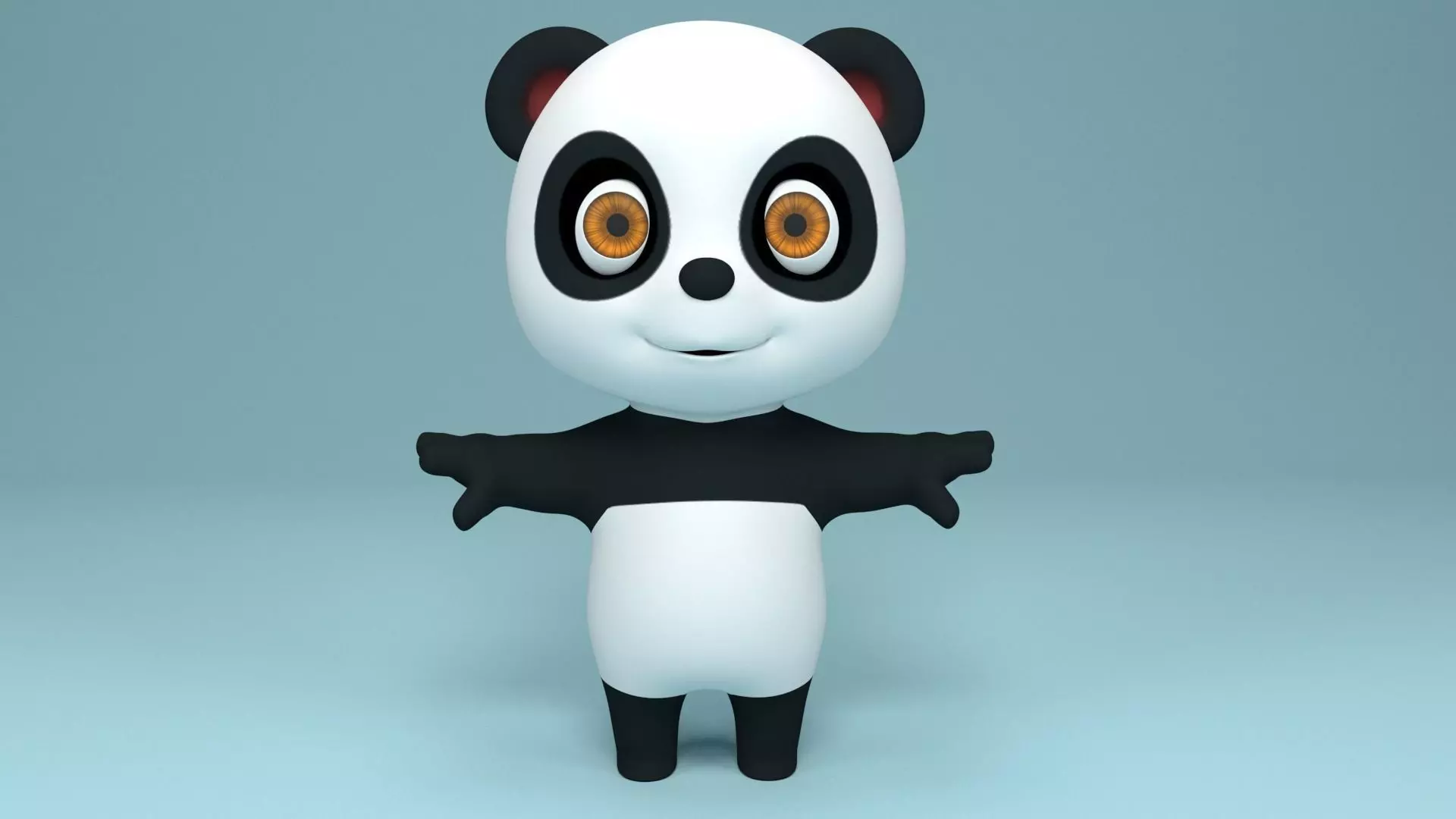 Bear Cartoon 3D model_0