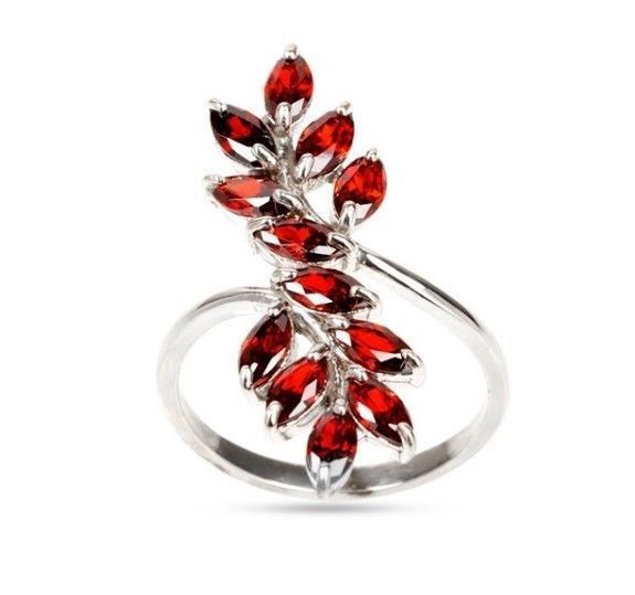 Ring with marquis 3D print model_1