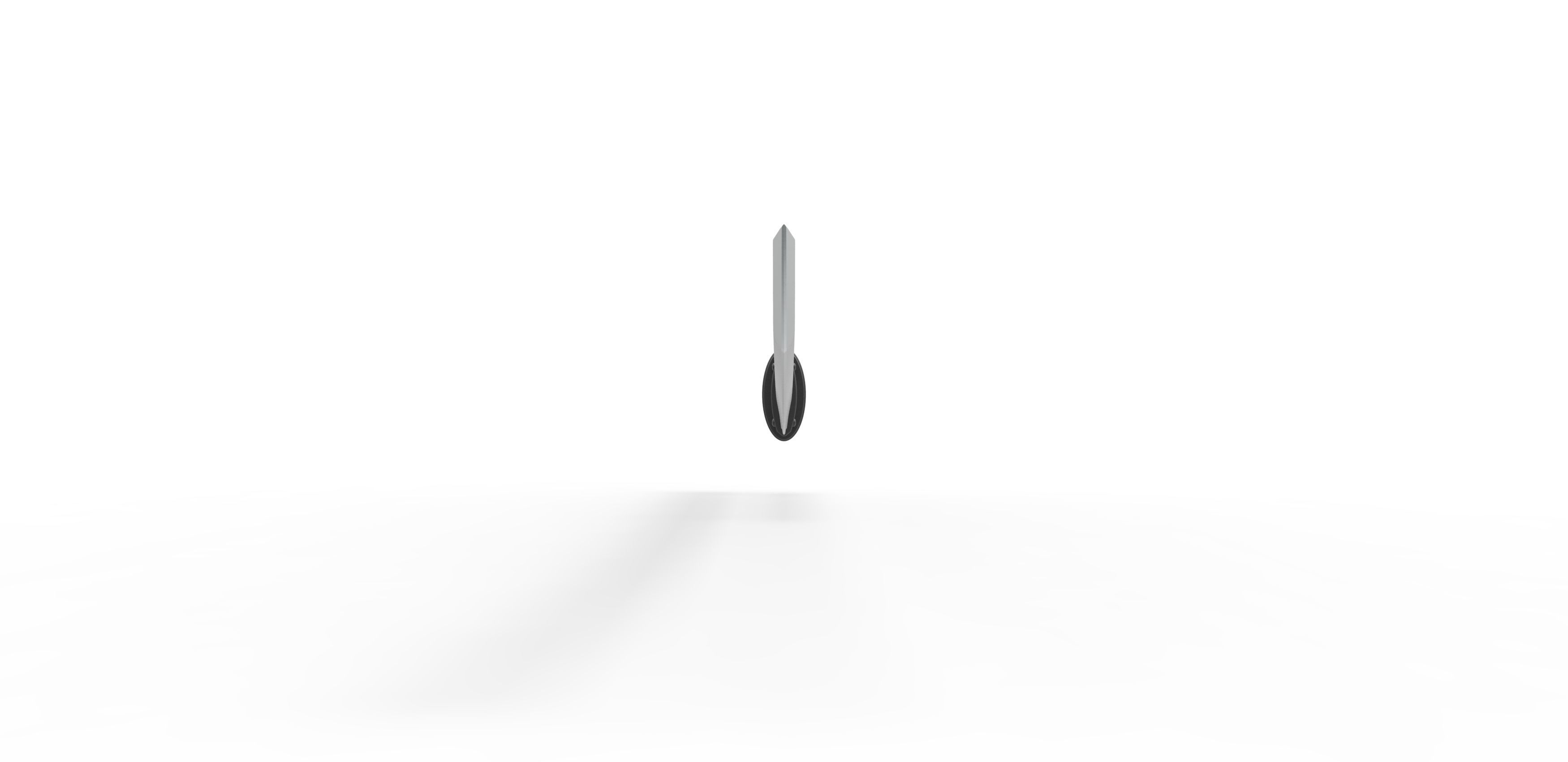 Sword of Hawkeye Ronin from the movie Avengers Endgame 2019 3D print model_4