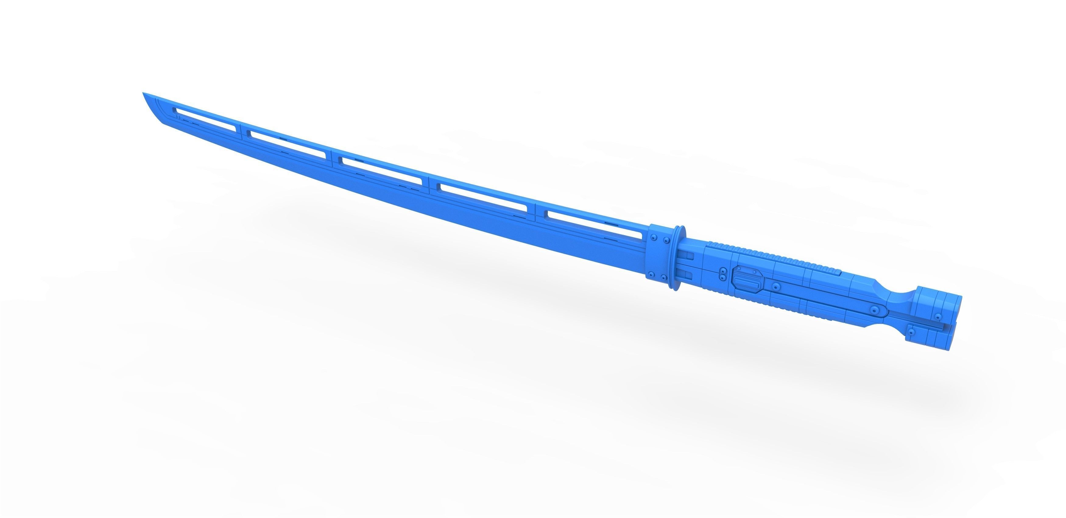 Sword of Hawkeye Ronin from the movie Avengers Endgame 2019 3D print model_20