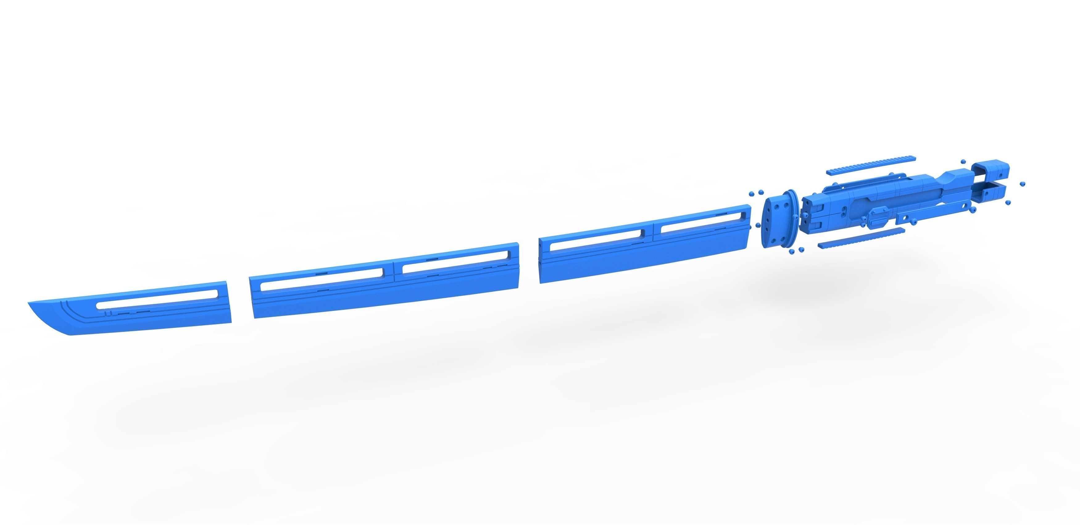 Sword of Hawkeye Ronin from the movie Avengers Endgame 2019 3D print model_23