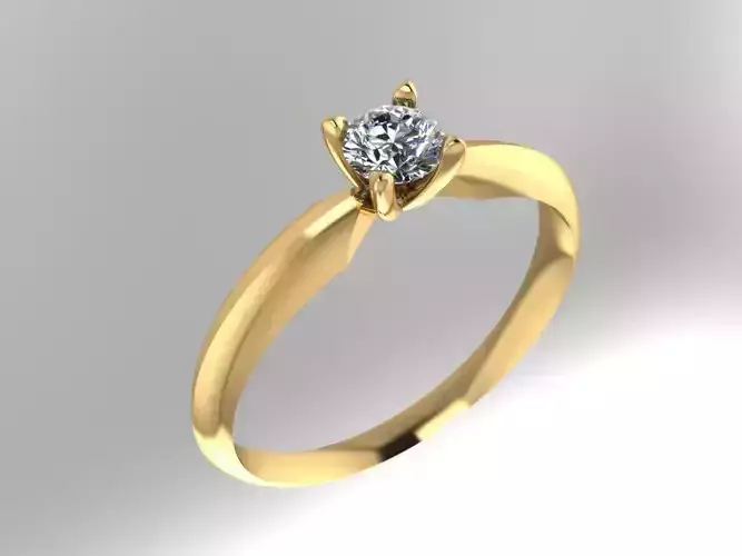 Solitaire ring 001