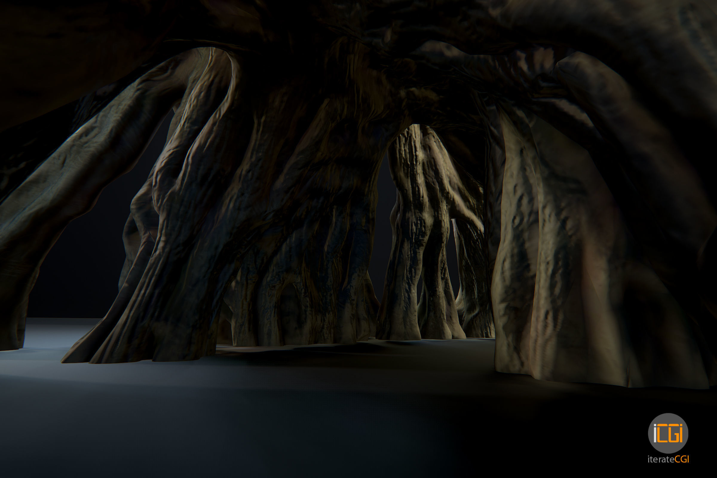 Alien Plant Mushroom Type2 Low-poly 3D model_13