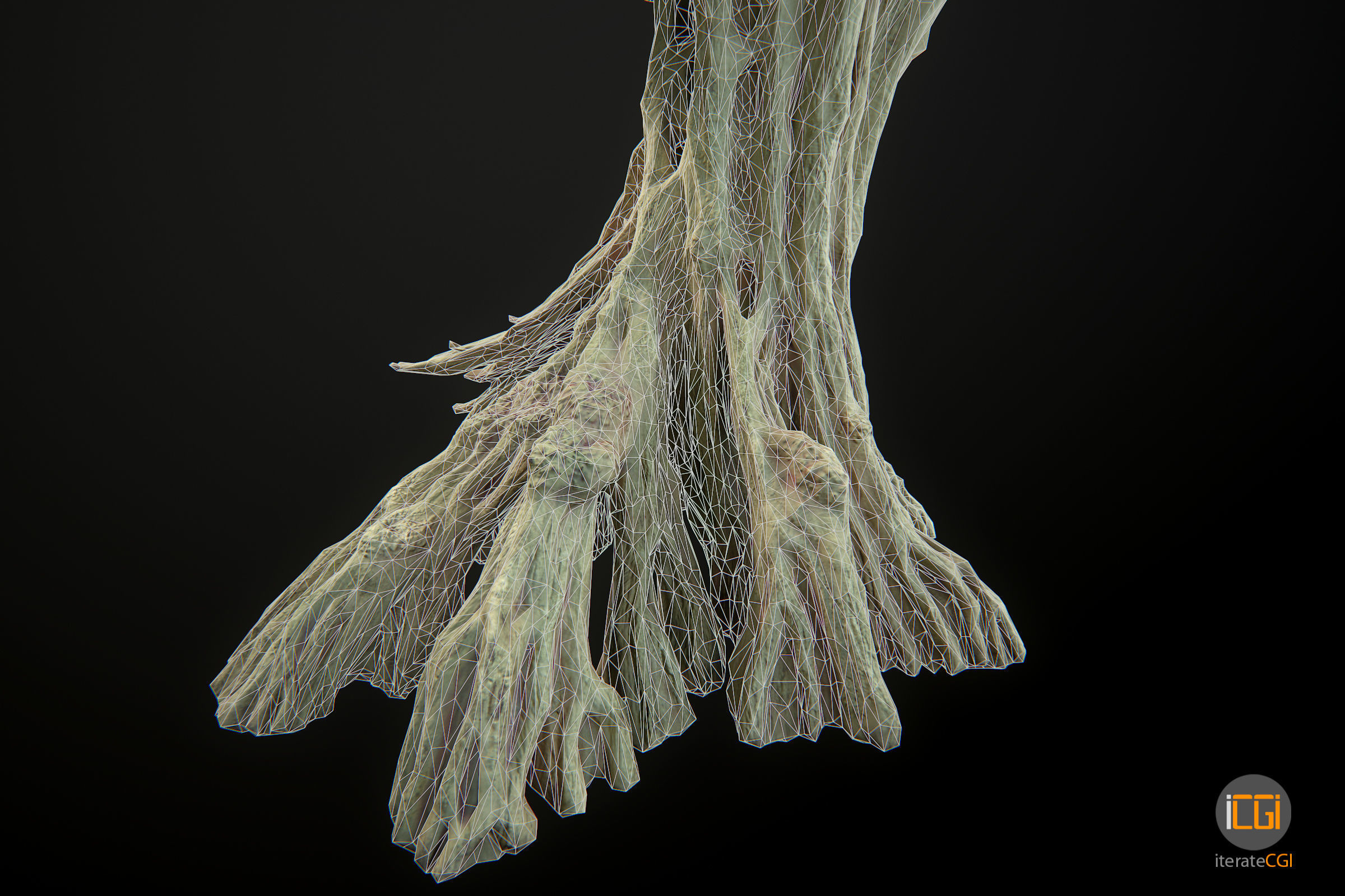 Alien Plant Mushroom Type2 Low-poly 3D model_11