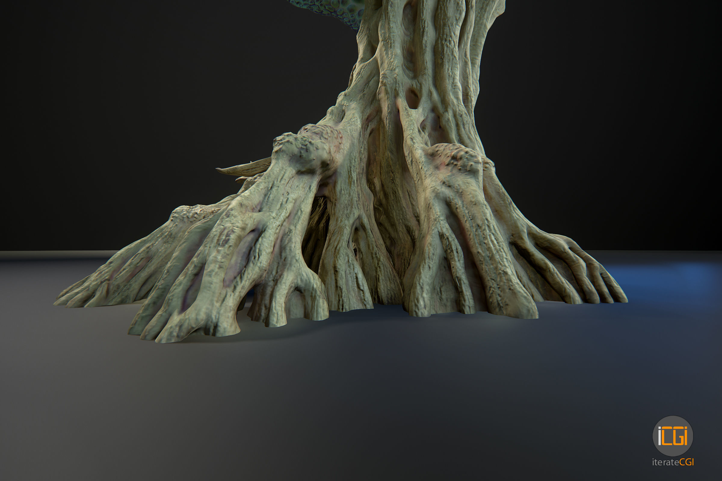 Alien Plant Mushroom Type2 Low-poly 3D model_17