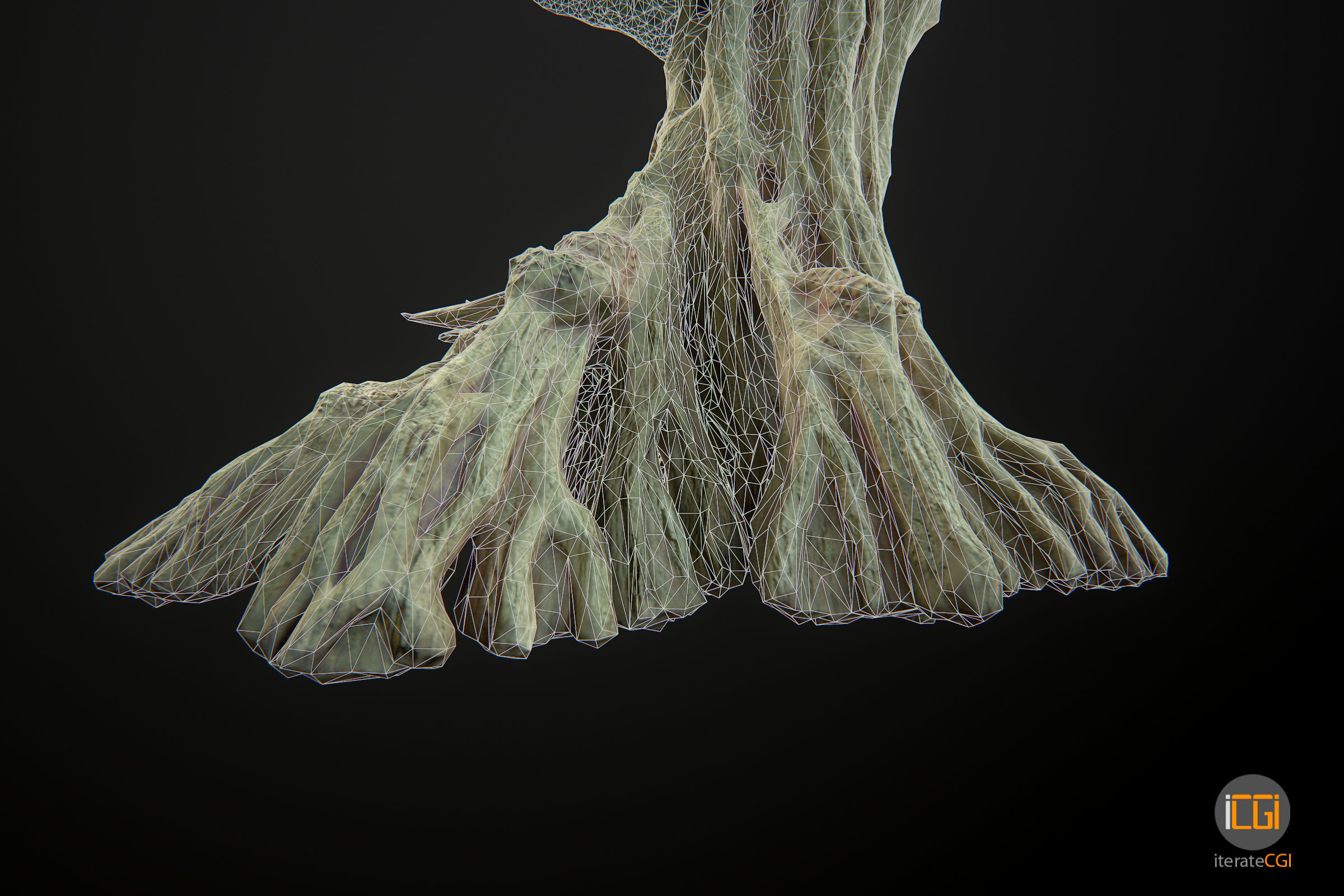 Alien Plant Mushroom Type2 Low-poly 3D model_18