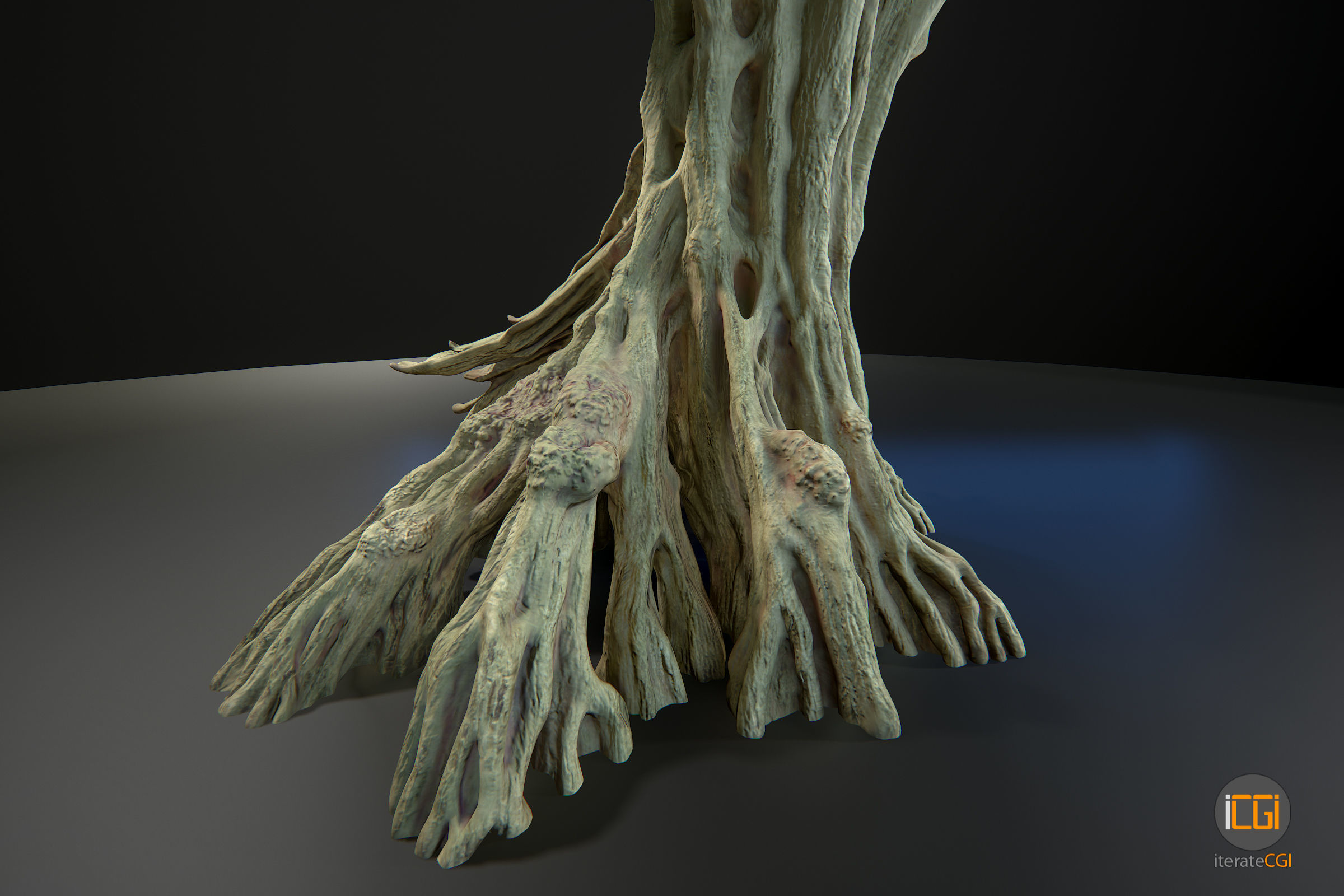 Alien Plant Mushroom Type2 Low-poly 3D model_10