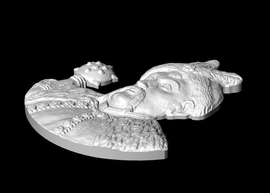 Bohdan Khmelnytsky 3D scan model 3D print model_7