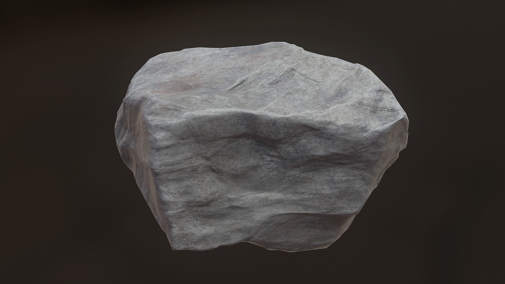 Stone Low-poly 3D Model rock Low-poly 3D model_8