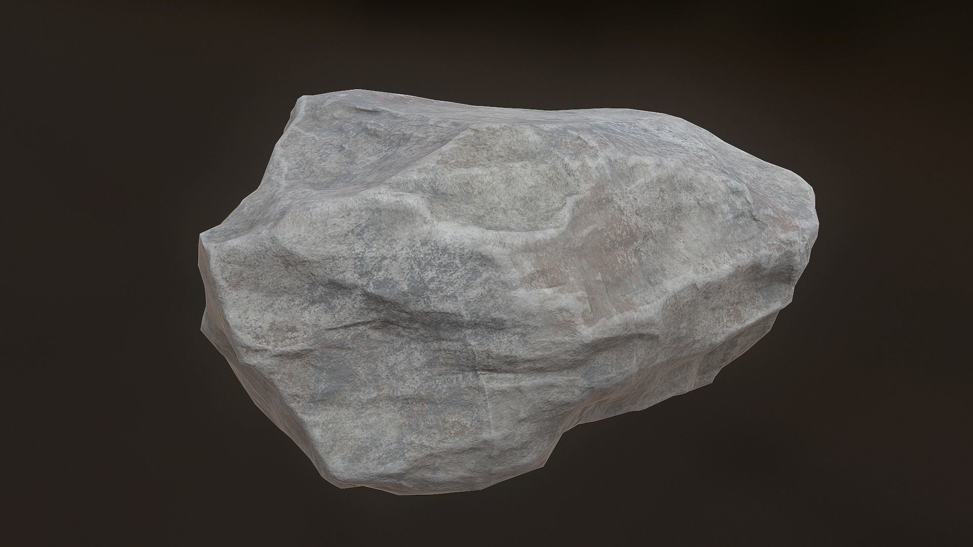 Stone Low-poly 3D Model rock Low-poly 3D model_11